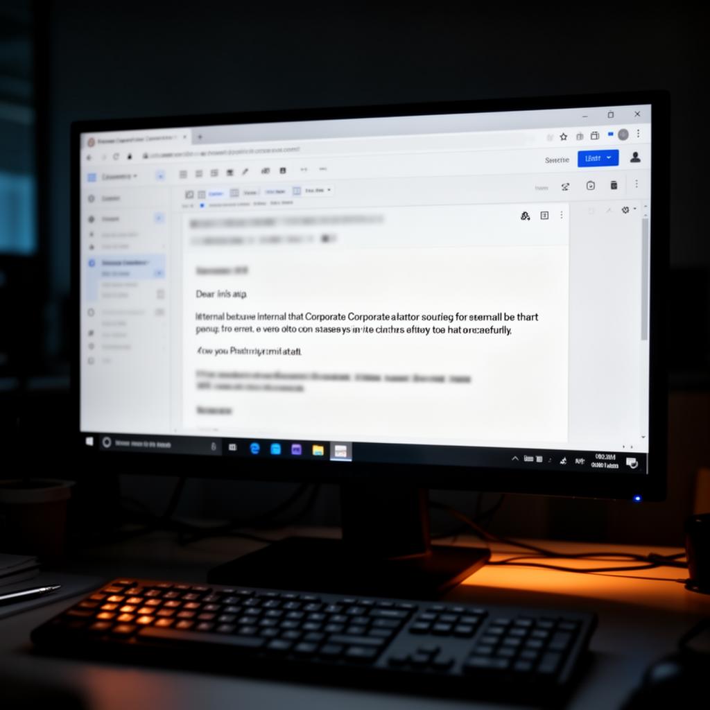 Crafting internal phishing emails from compromised accounts
