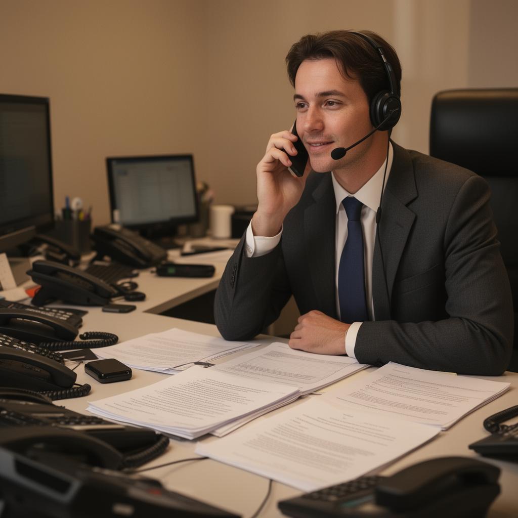 Social engineering phone calls in progress